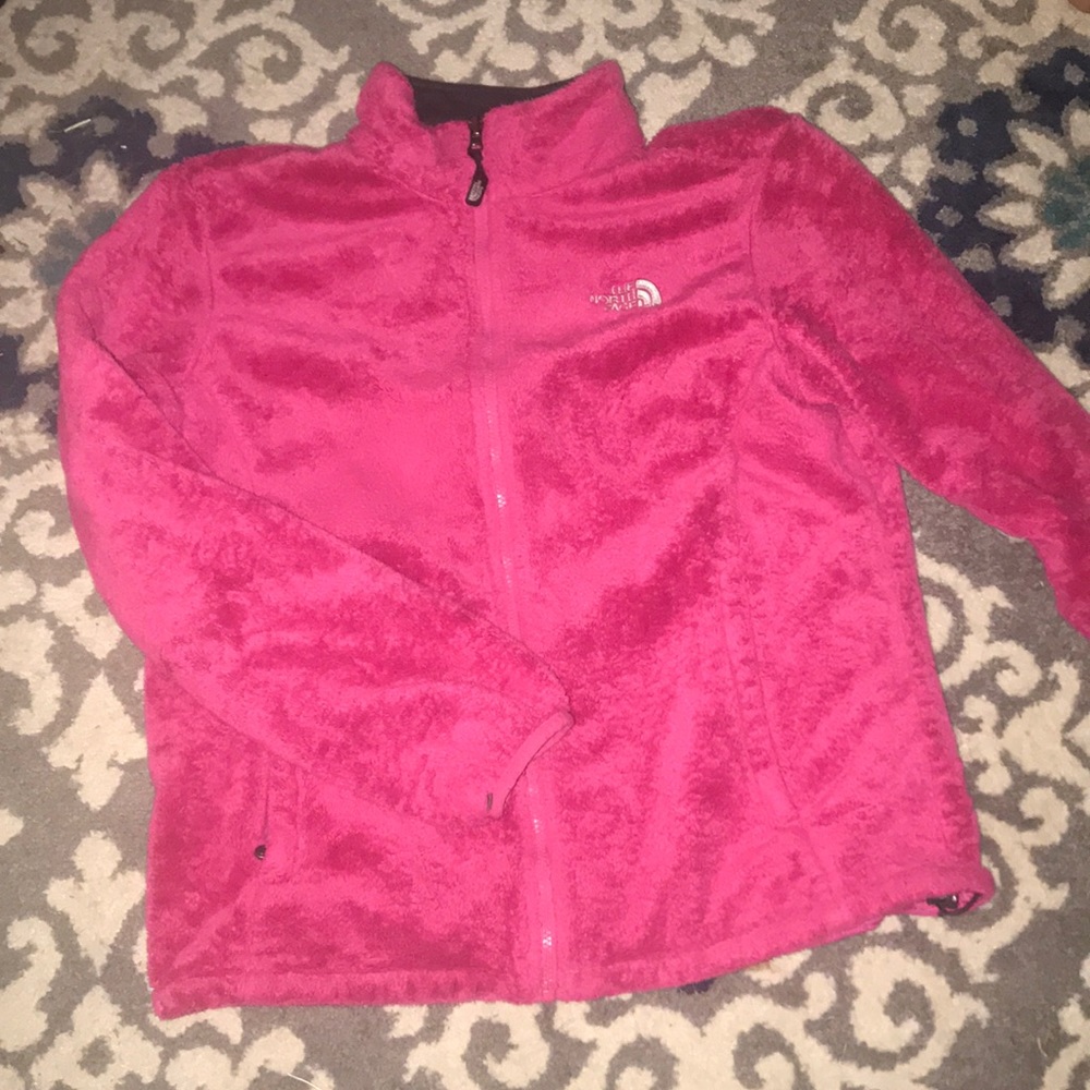 Pink north face fleece